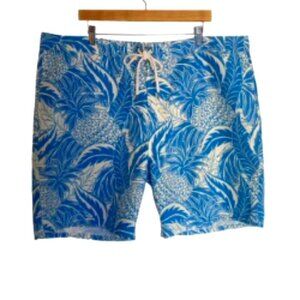 Strong Boalt Blue & White Tropical Board Shorts 42